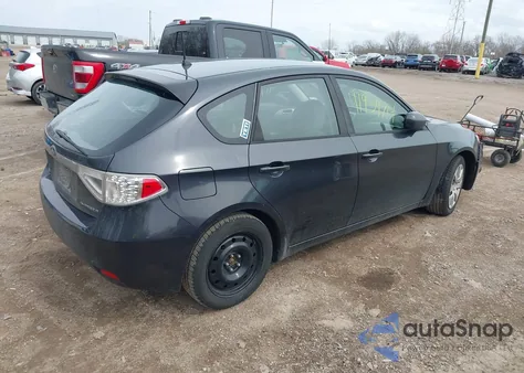 2009 Subaru Impreza 2.5I from USA, damaged, VIN JF1GH61699H805576
